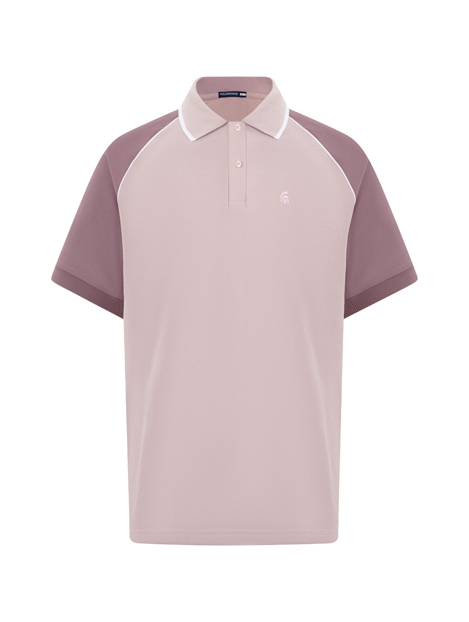 Áo Polo Nam Alvin Polomanor Màu Hồng Nhạt Cotton Cvc Diamond Regular Fit