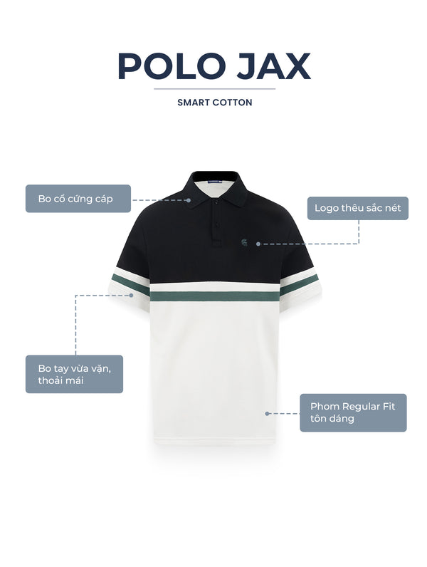 Áo Polo Nam Jax Polomanor Cotton Interlock Regular Fit