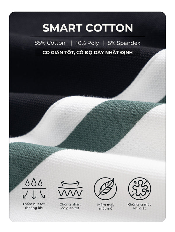Chi Tiết Chất Vải Áo Polo Nam Jax Polomanor Cotton Interlock Regular Fit
