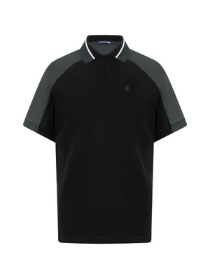 Áo Polo Nam Denni Polomanor Màu Đen Cotton Interlock Regular Fit