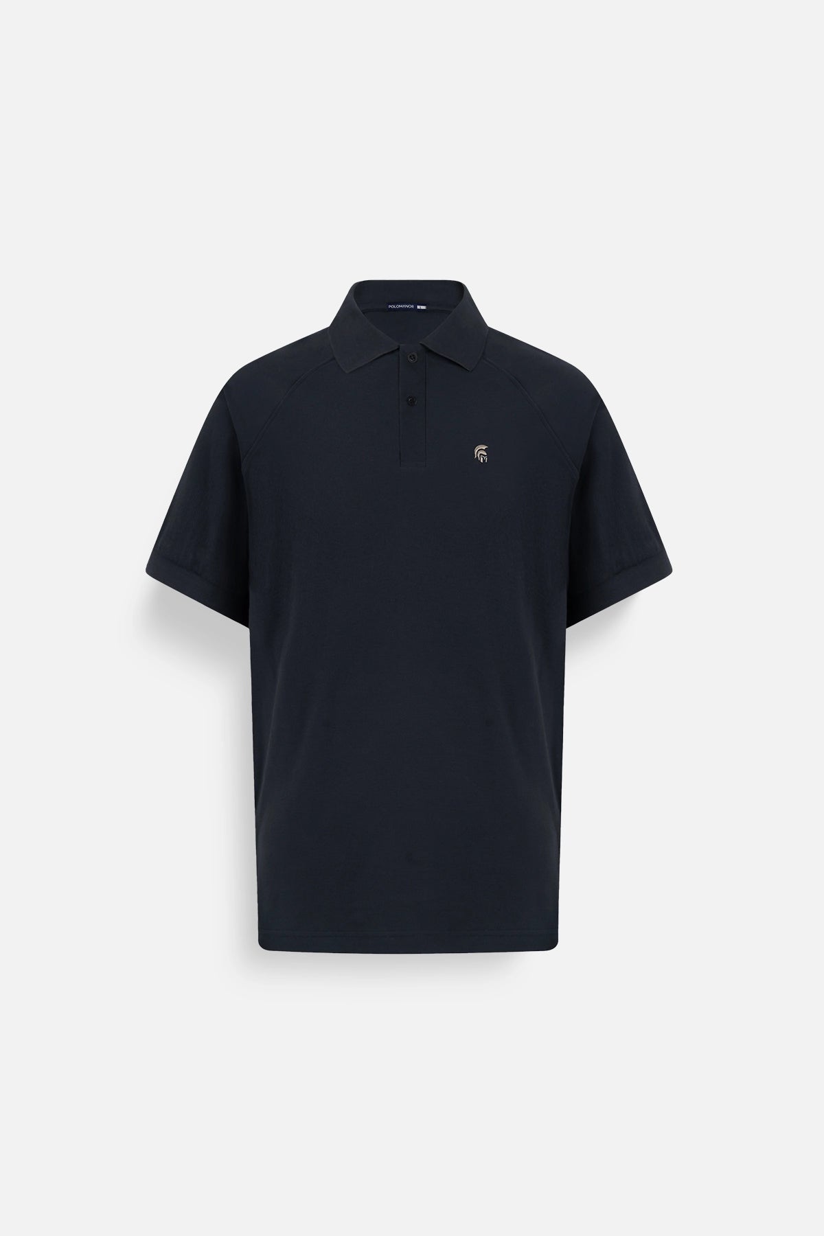 Áo Polo Nam Basic Diamond Polomanor Màu Đen Cotton Cvc Diamond Regular Fit