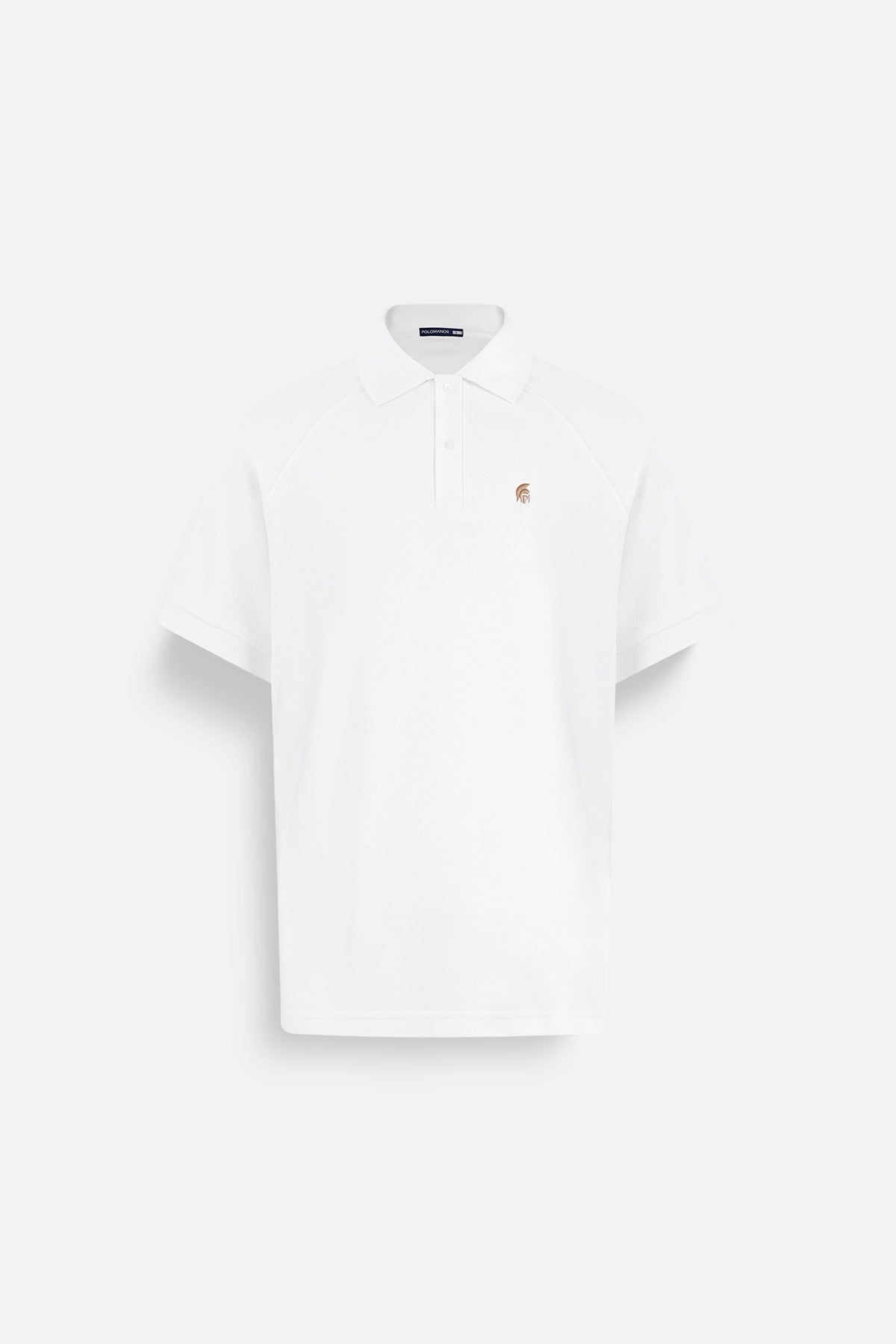 Áo Polo Nam Basic Diamond Polomanor Màu Trắng Cotton Cvc Diamond Regular Fit