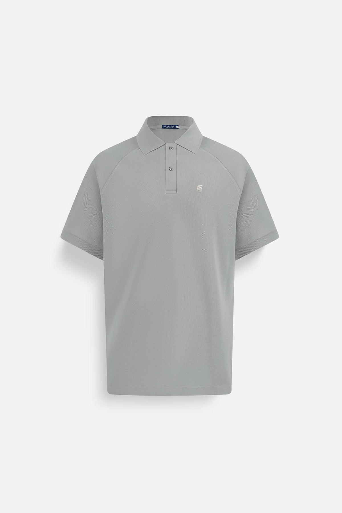 Áo Polo Nam Basic Diamond Polomanor Màu Ghi Cotton Cvc Diamond Regular Fit