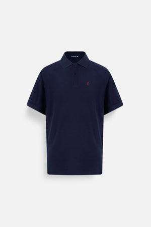 Áo Polo Nam Basic Diamond Polomanor  Màu Navy Cotton Cvc Diamond Regular Fit
