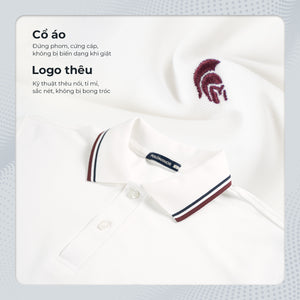 Chi Tiết Cổ Áo Polo Fusion Polomanor Cotton Cvc Diamond Regular Fit