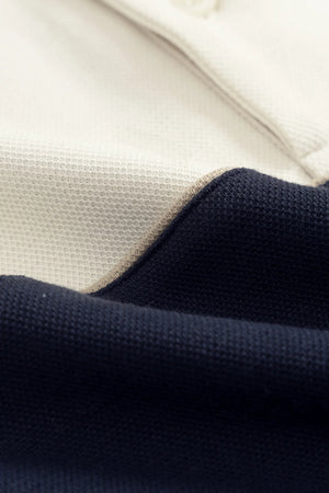 Áo Polo Nam Loki Polomanor Màu Navy Cotton Interlock Regular Fit Chi Tiết Đường may