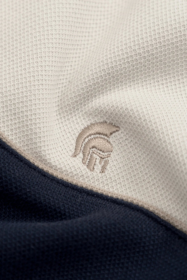 Áo Polo Nam Loki Polomanor Màu Navy Cotton Interlock Regular Fit Chi Tiết Logo