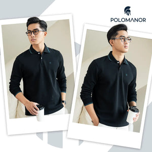 Áo Polo Dài Tay Basic Classic Polomanor Cotton Interlock Regular Fit