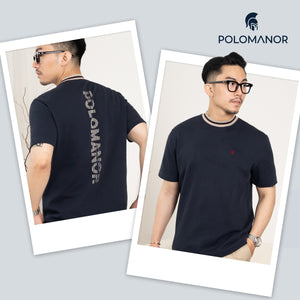 Chi Tiết Look Áo Thun Nam Codin Polomanor Màu Navy Thun Cvc Regular Fit
