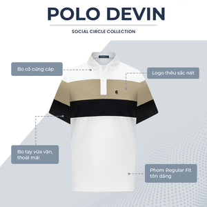 Áo Polo Nam Devin Polomanor Cotton Interlock Regular Fit