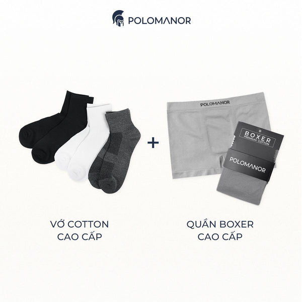 [QUÀ TẶNG] COMBO BOXER + VỚ CAO CẤP