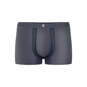 Quần lót Boxer Airmax Polomanor Công Nghệ SeamLess Lụa Băng Màu Xám Đậm