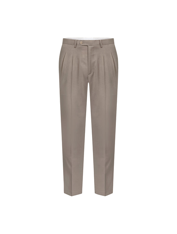 Quần Dài Nam Classic Pants Polomanor Màu Nâu Khaki Tây Regular Fit