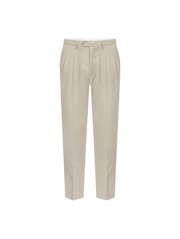 Quần Dài Nam Classic Pants Polomanor Màu Be Khaki Tây Regular Fit