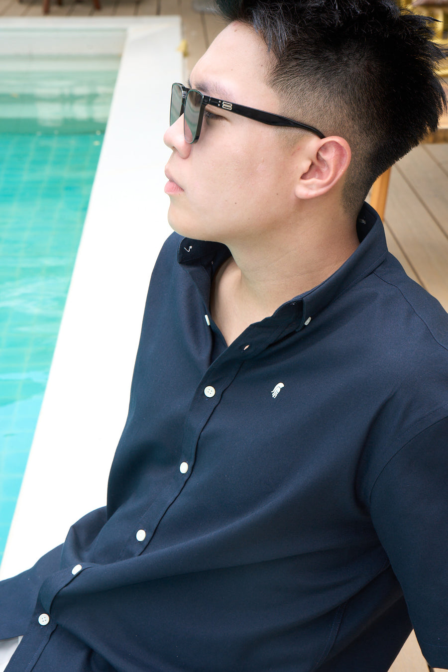 Cổ Button-Down