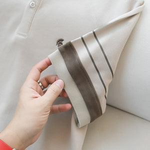 Chi Tiết Tay Áo Polo Nam Thomas Polomanor Cotton Interlock Regular Fit