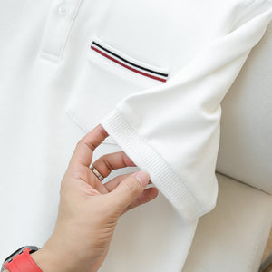 Chi Tiết Tay Áo Polo Nam Mark Polomanor Cotton Interlock Regular Fit