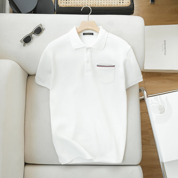Chi Tiết Cổ Áo Polo Nam Mark Polomanor Cotton Interlock Regular Fit