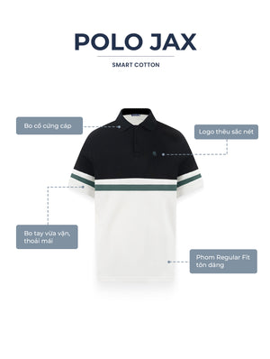Áo Polo Nam Jax Polomanor Cotton Interlock Regular Fit