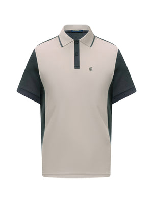 Áo Polo Nam Luca Polomanor Màu Be Cotton Interlock Regular Fit