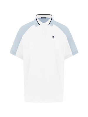 Áo Polo Nam Denni Polomanor Màu Trắng Cotton Interlock Regular Fit