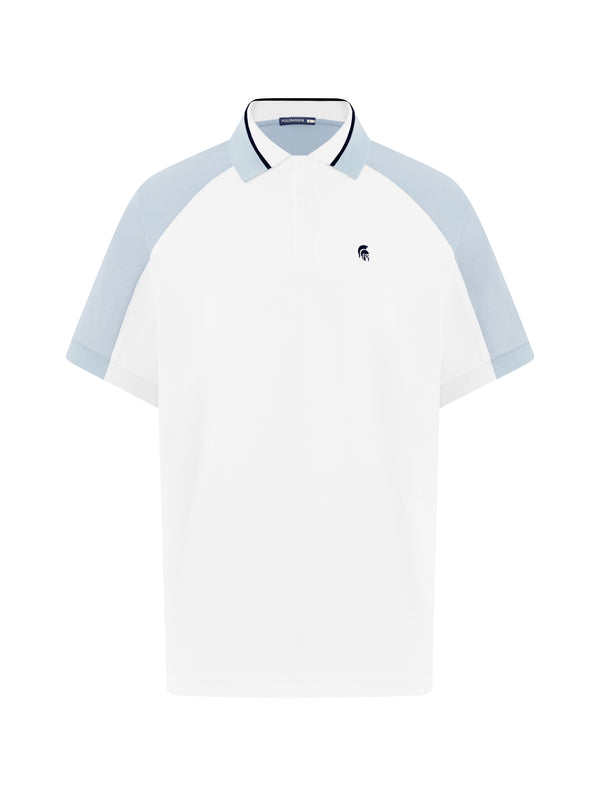 Áo Polo Nam Denni Polomanor Màu Trắng Cotton Interlock Regular Fit