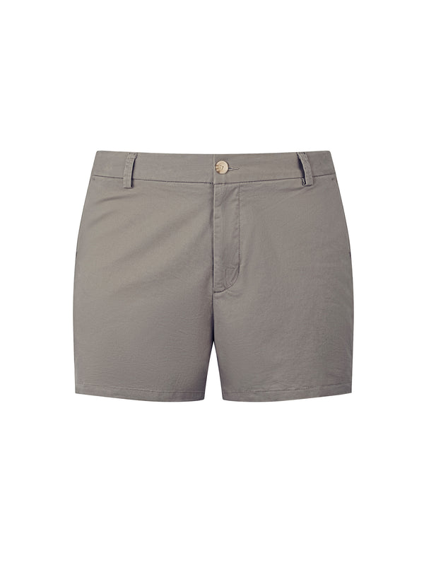 Quần Shorts Nam Kaki Polomanor Màu Nâu Khaki Tây Regular Fit