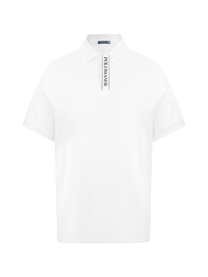 Áo Polo Nam Deman Polomanor Màu Trắng Cotton Interlock Regular Fit