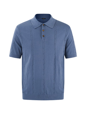 Áo Polo Nam Herus V2 Polomanor Màu Xanh Nhạt Dệt Kim Regular Fit