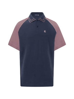 Áo Polo Nam Raflan Polomanor Màu Navy Cotton Cvc Diamond Regular Fit