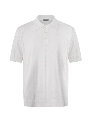 Áo Polo Nam Herus Polomanor Màu Trắng Dệt Kim Regular Fit