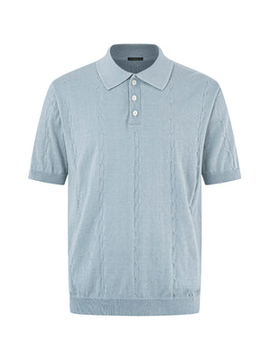 Áo Polo Nam Herus Polomanor Màu Xanh Mint Dệt Kim Regular Fit