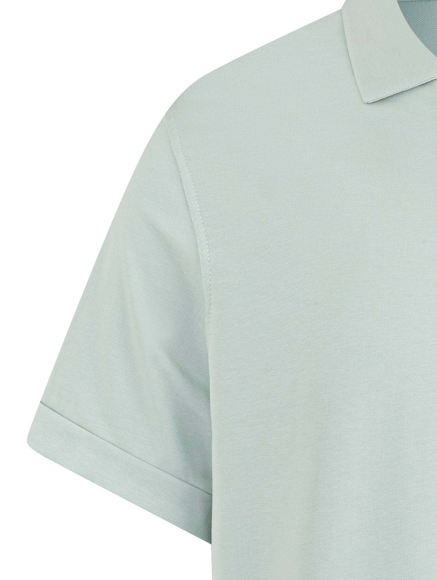 Áo Polo Nam Basic Vee Màu Xanh Mint vải Extra Soft phom Regular Fit