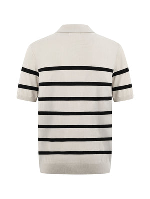 Áo Polo Nam Kanis Polomanor Màu Be Dệt Kim Regular Fit