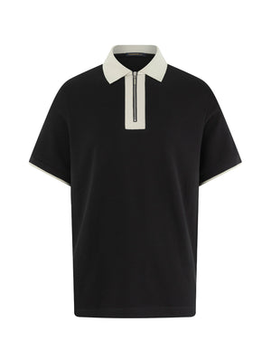 Áo Polo Nam Lio Polomanor Màu Đen Cotton Interlock Regular Fit