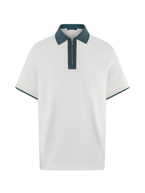 Áo Polo Nam Lio Polomanor Màu Trắng Cotton Interlock Regular Fit