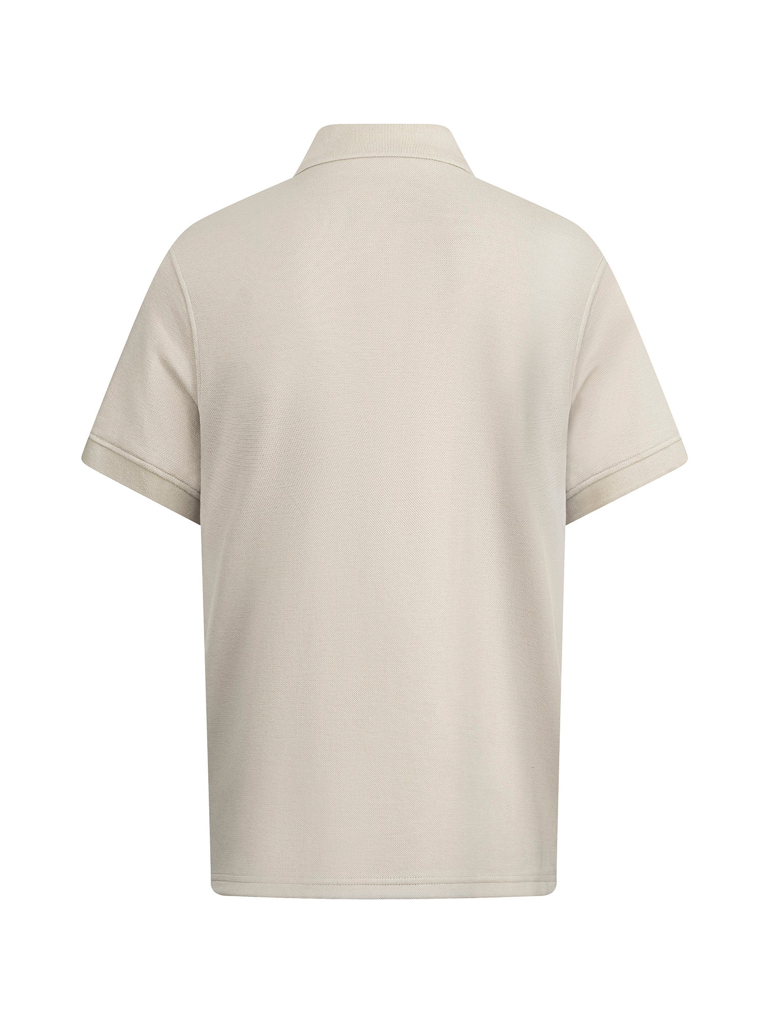 Áo Polo Nam Symbol Màu Be vải Smart Cotton phom Regular Fit