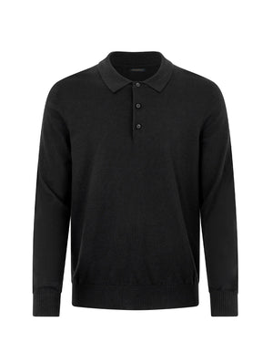 Áo Polo Dài Tay Lucian dệt kim