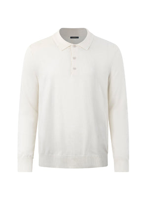 Áo Polo Dài Tay Lucian dệt kim