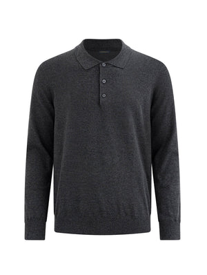 Áo Polo Dài Tay Lucian dệt kim