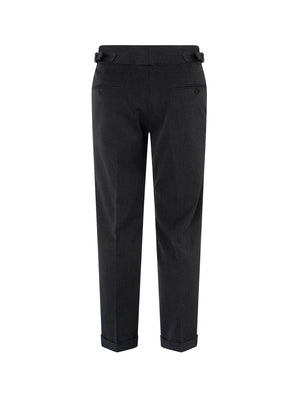 Quần Tây Nam Sidetab Khaki Tây Polomanor Màu Đen Khaki Tây Regular Fit