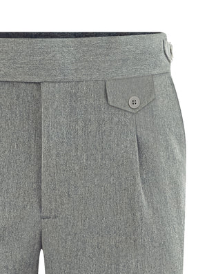 Quần Tây Nam Sidetab Khaki Tây Polomanor Màu Xám Nhạt Khaki Tây Regular Fit