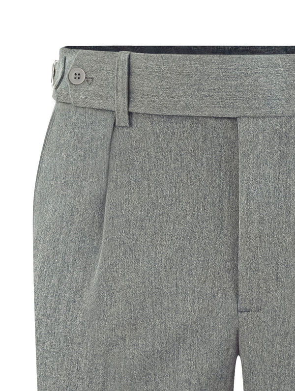 Quần Tây Nam Sidetab Khaki Tây Polomanor Màu Xám Nhạt Khaki Tây Regular Fit