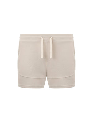 Quần Shorts Nam Nỉ Polomanor Màu Đen Vải Nỉ Chân Cua Regular Fit