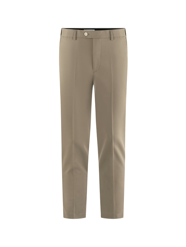 Quần Dài Nam Smart Fit Khaki Polomanor Màu Nâu Khaki Tây Regular Fit