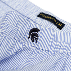 [Quà Tặng] Quần Short Ngủ Sleepy Polomanor Màu Sọc Xanh Regular Fit