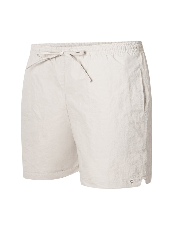 Quần Short Nam Wizen Short Polomanor Màu Be Vải Dù Regular Fit