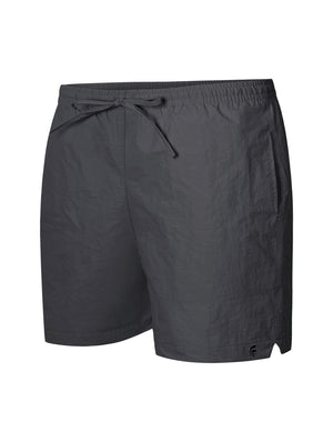 Quần Short Nam Wizen Short Polomanor Màu Xám Vải Dù Regular Fit