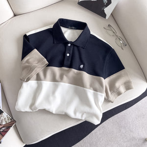 Chi Tiết Vai Áo Polo Nam Aden Polomanor Cotton Interlock Regular Fit