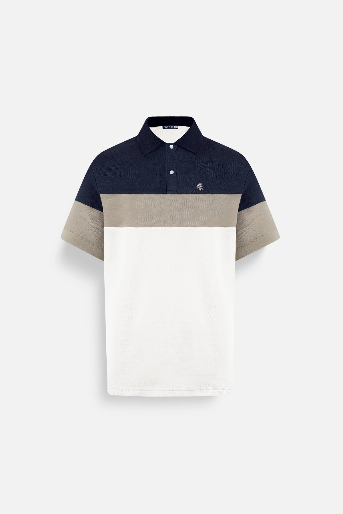 Áo Polo Nam Aden Polomanor Màu Trắng Cotton Interlock Regular Fit